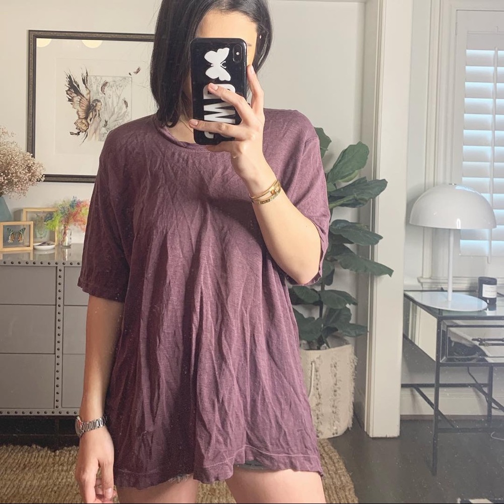 wilt berry colored tshirt